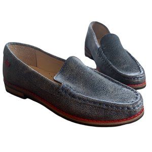 Marc Joseph East Village Kids Navy Grainy Loafers 13